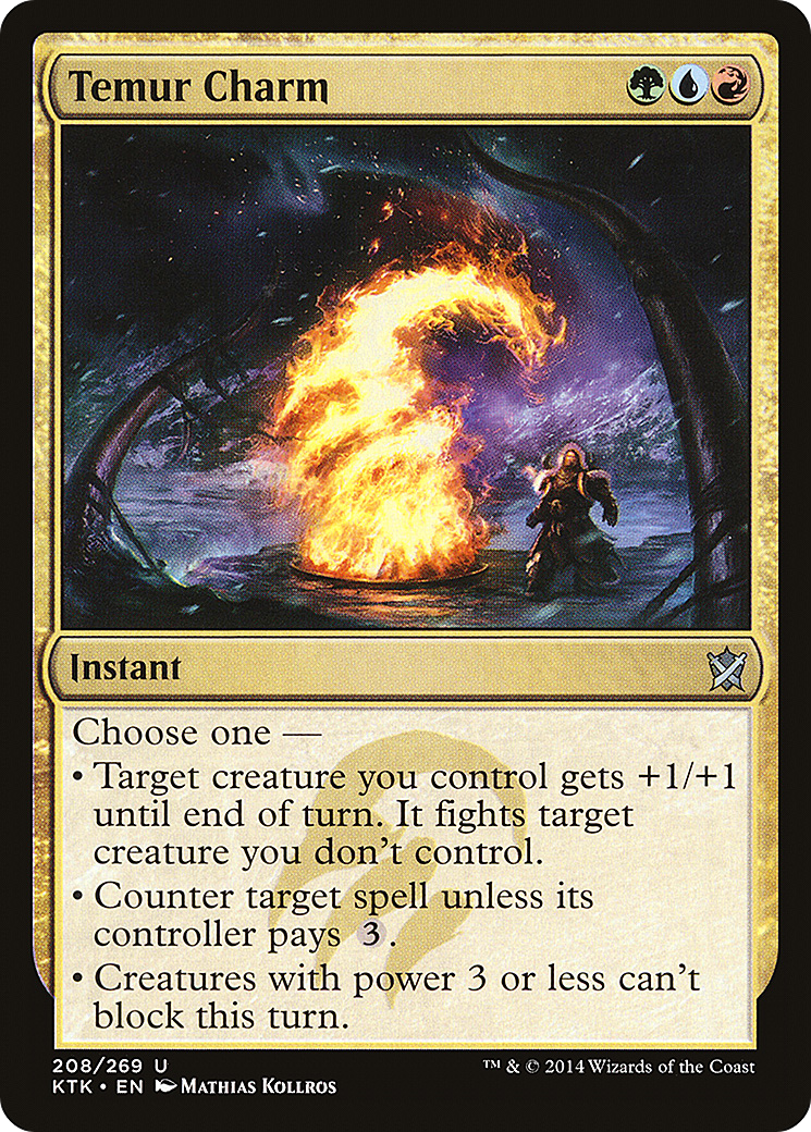 Temur Charm (208) - Khans of Tarkir