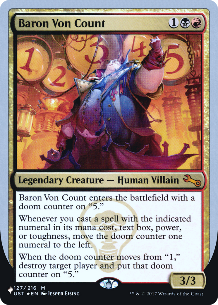 Baron Von Count (043) Foil - The List (Unfinity Foil Edition)