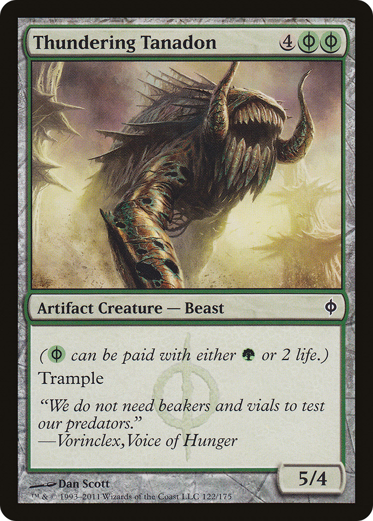 Thundering Tanadon (122) - New Phyrexia