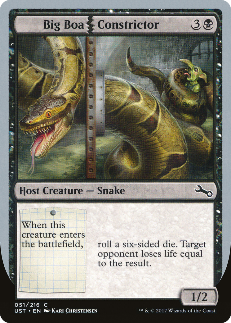 Big Boa Constrictor (051) Foil - Unstable