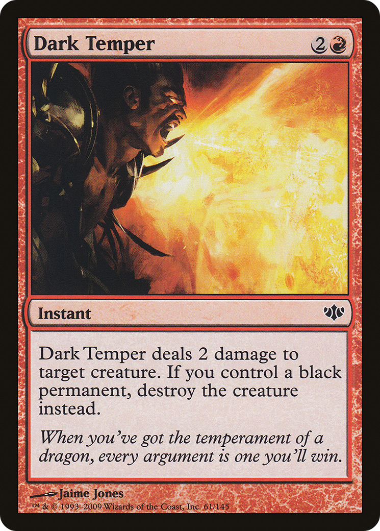 Dark Temper (061) Foil - Conflux