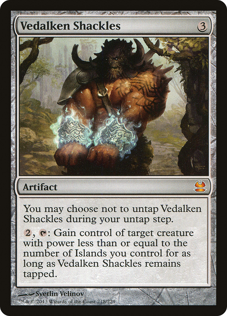 Vedalken Shackles (218) Foil - Modern Masters