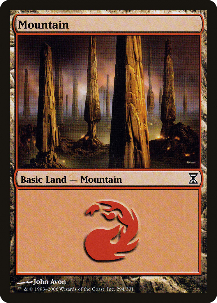 Mountain (294) Foil - Time Spiral