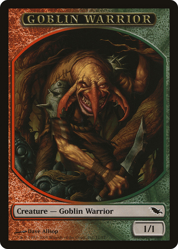 Goblin Warrior Token (011) - Shadowmoor Tokens