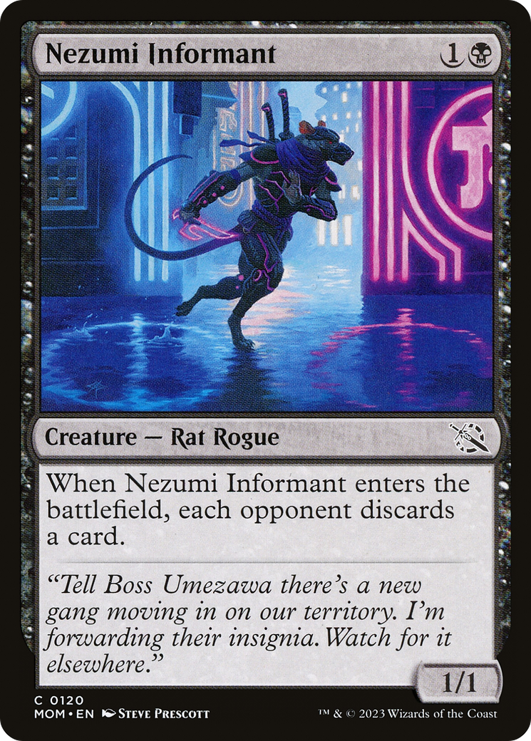 Nezumi Informant (120) Foil - March of the Machine