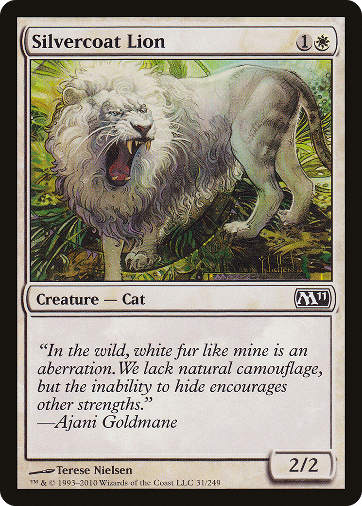 Silvercoat Lion (031) Foil - Magic 2011