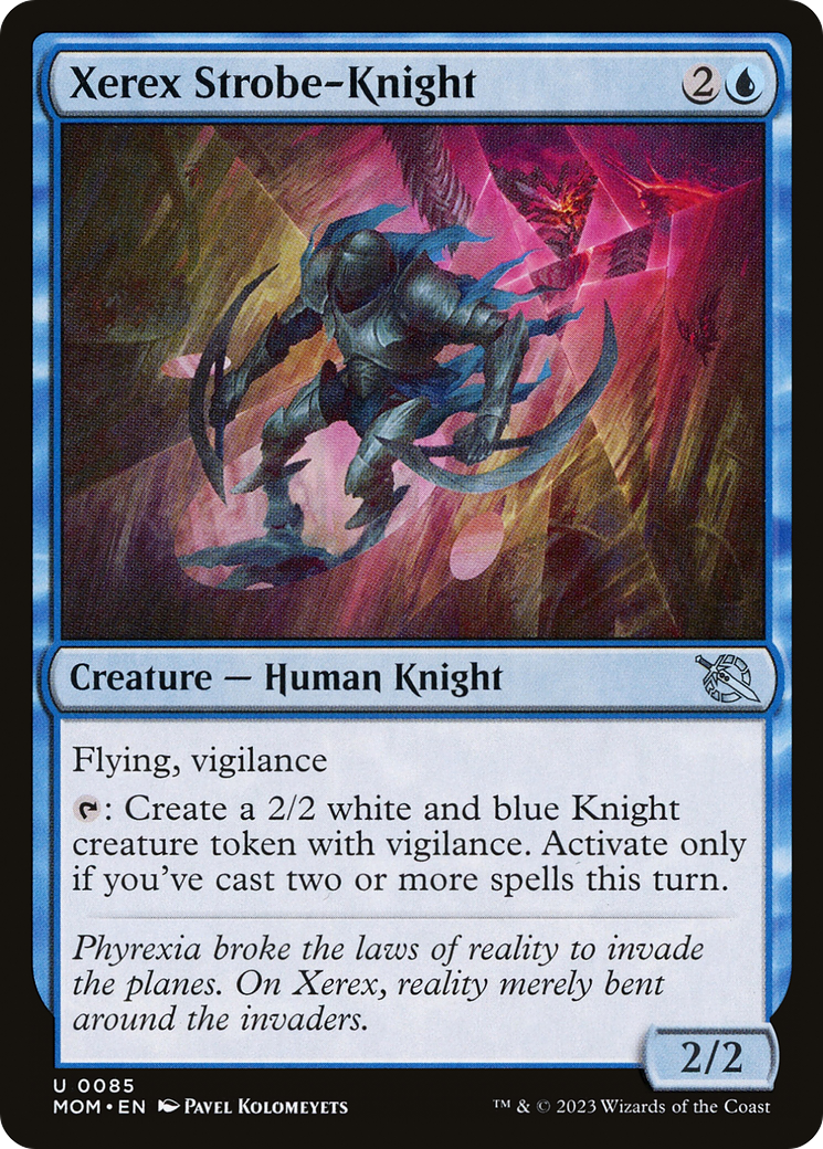 Xerex Strobe-Knight (085) Foil - March of the Machine