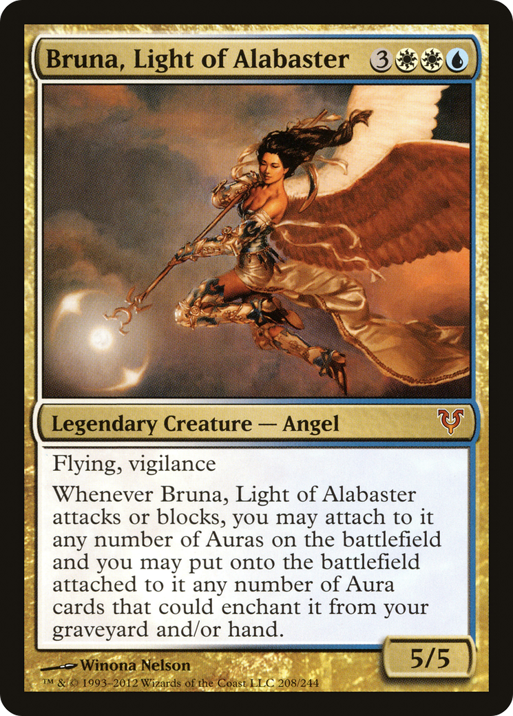 Bruna, Light of Alabaster (208) - Avacyn Restored