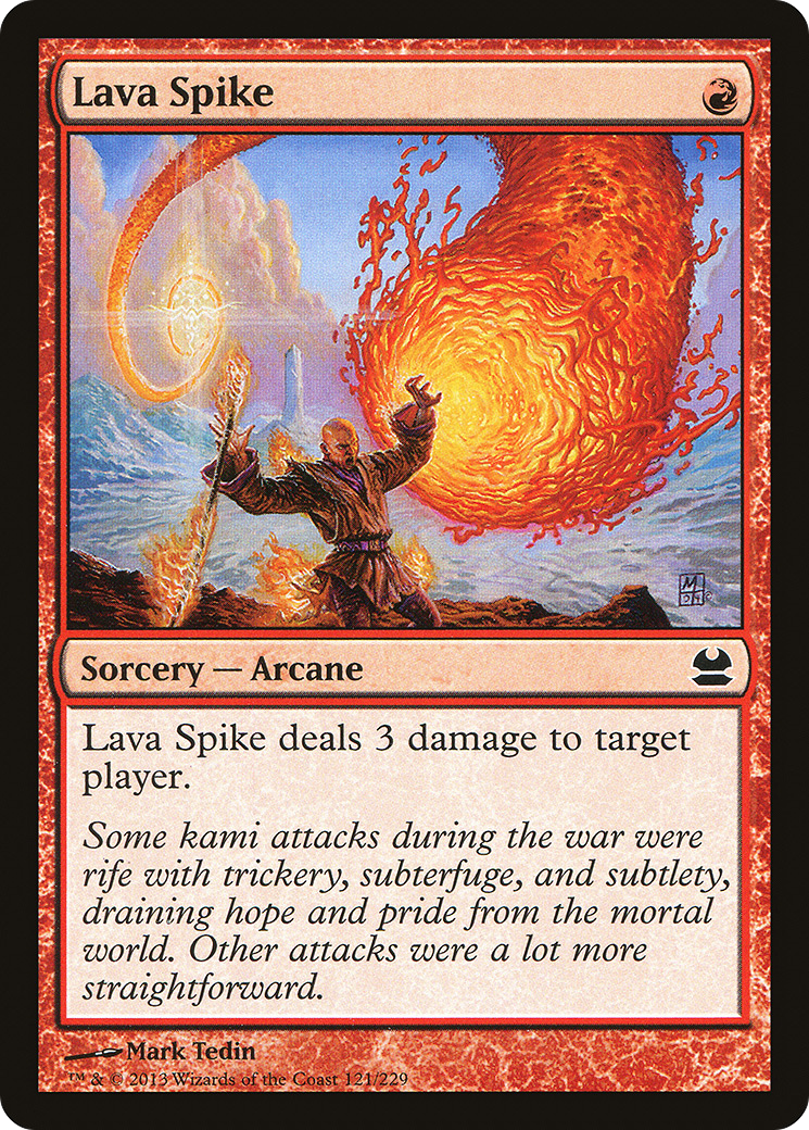 Lava Spike (121) Foil - Modern Masters