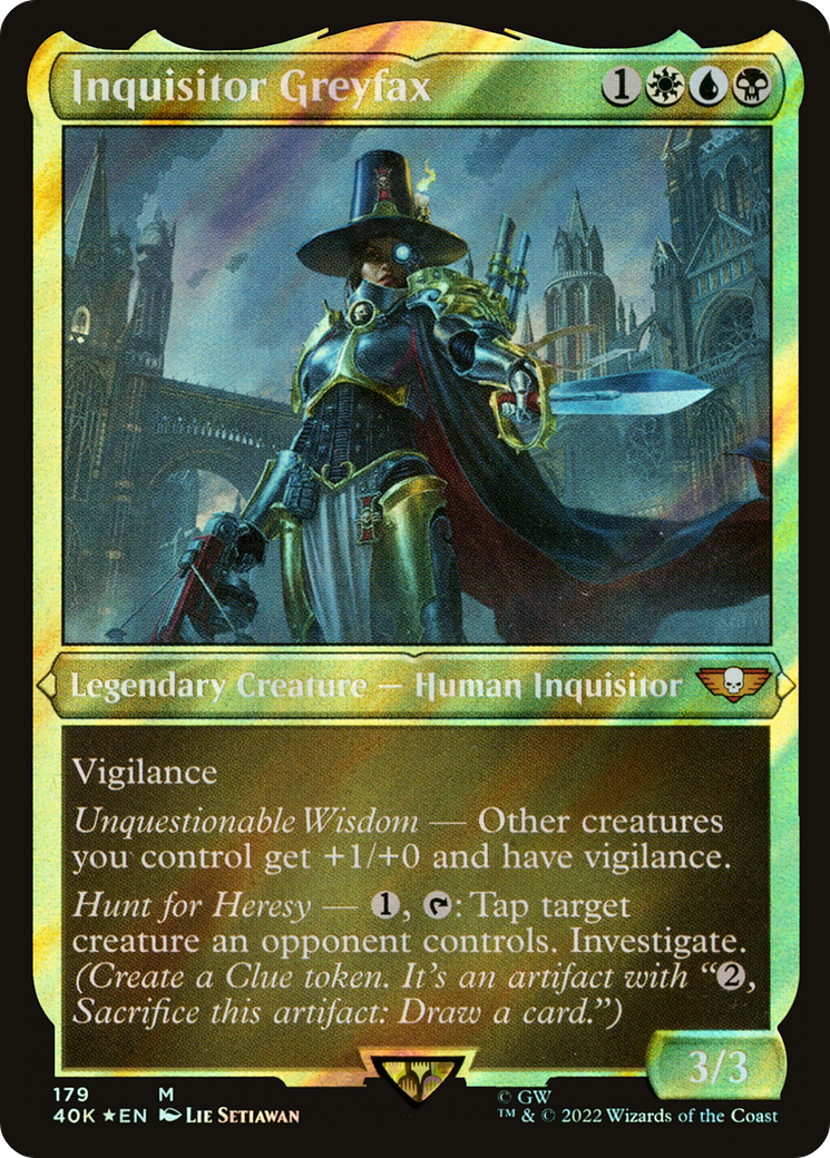 Inquisitor Greyfax (179) Foil - Warhammer 40,000 Commander