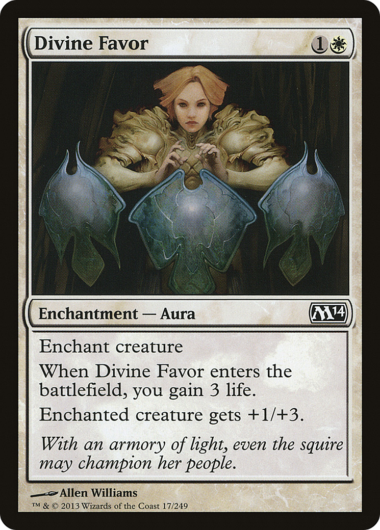 Divine Favor (017) Foil - Magic 2014