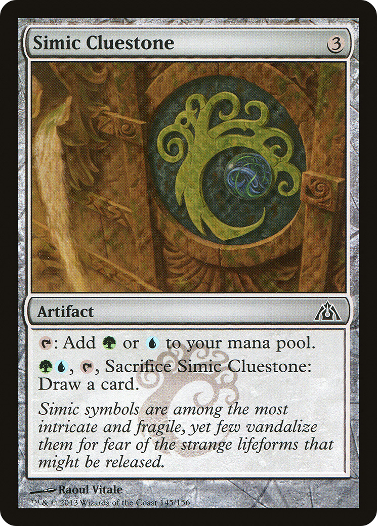 Simic Cluestone (145) Foil - Dragon's Maze