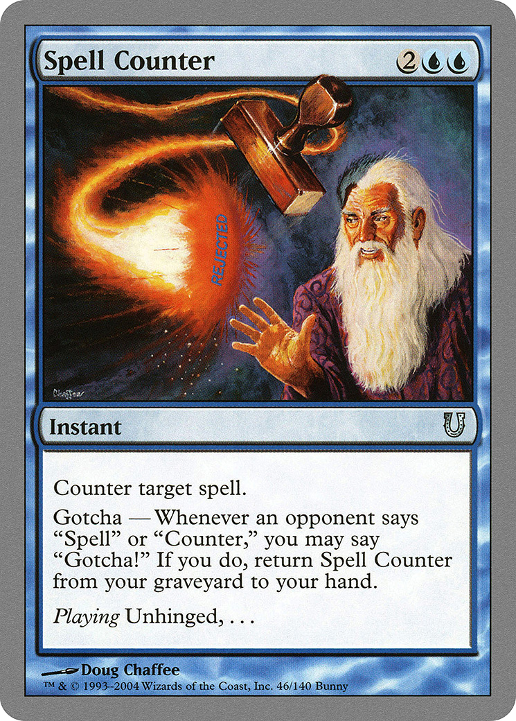 Spell Counter (046) Foil - Unhinged