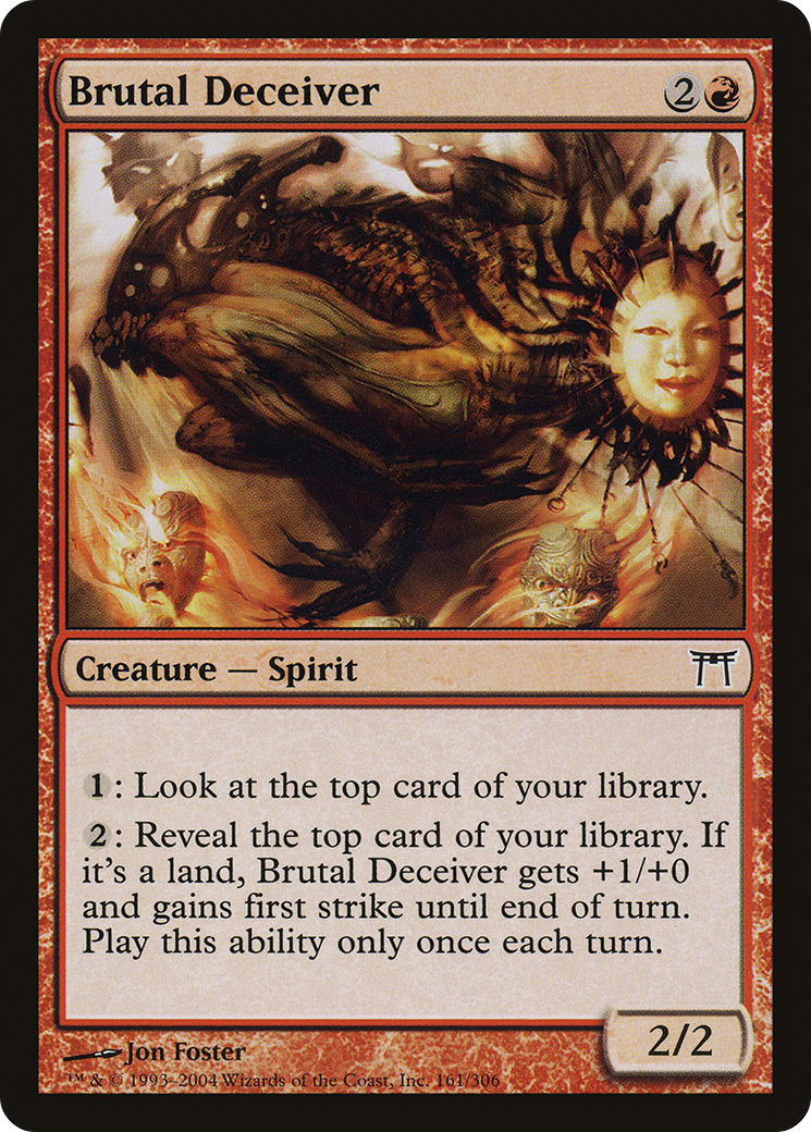 Brutal Deceiver (161) Foil - Champions of Kamigawa