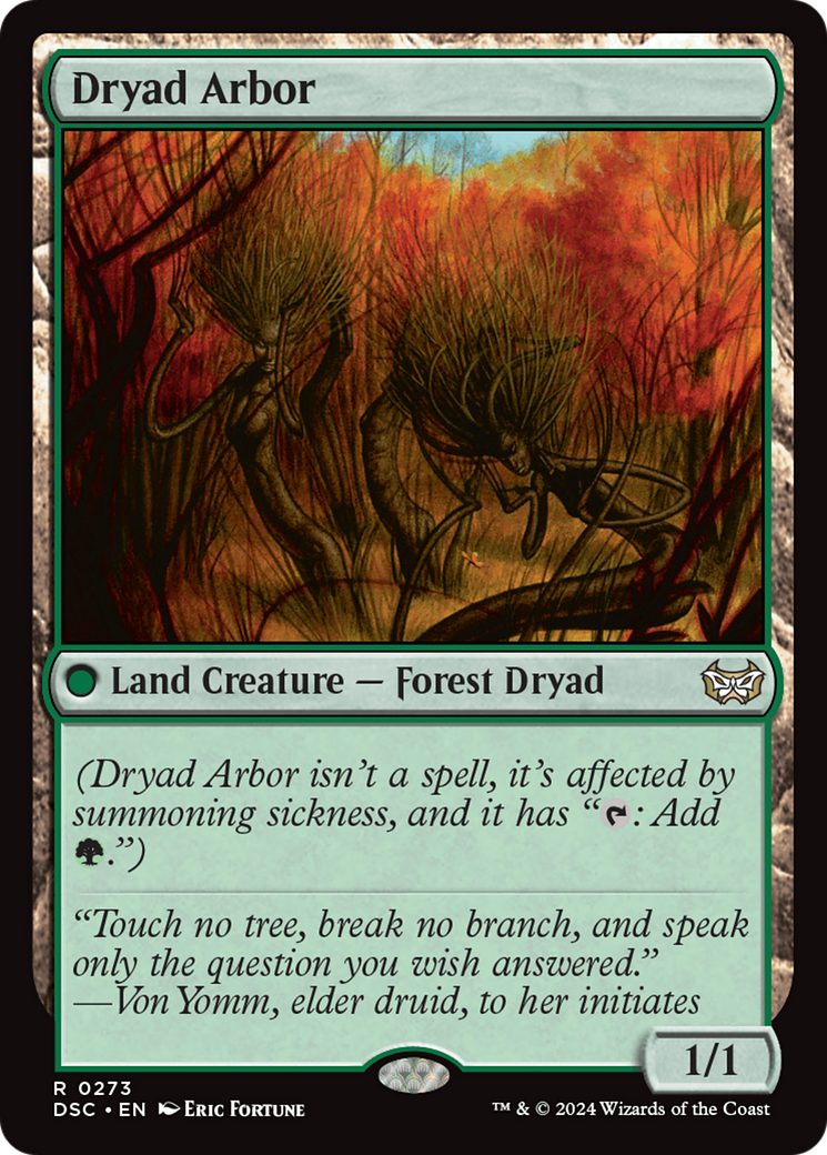 Dryad Arbor (273) - Duskmourn: House of Horror Commander