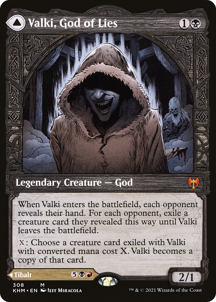 Valki, God of Lies (Showcase) (308) - Kaldheim