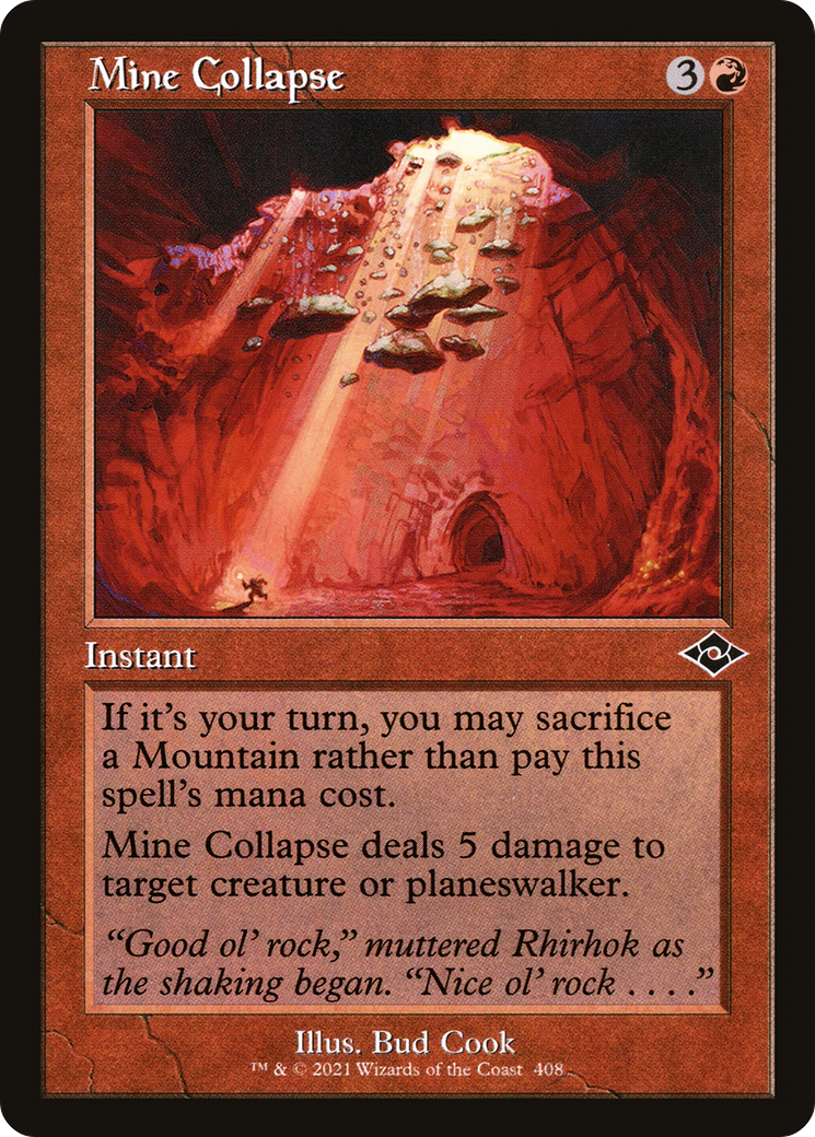 Mine Collapse (Retro) (408) Foil - Modern Horizons 2
