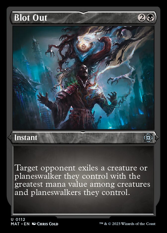Blot Out (112) Foil - March of the Machine: The Aftermath