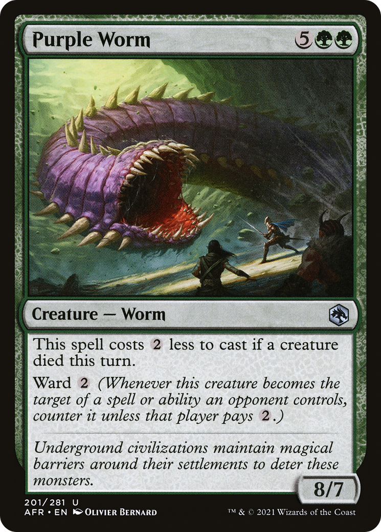 Purple Worm (201) - Adventures in the Forgotten Realms