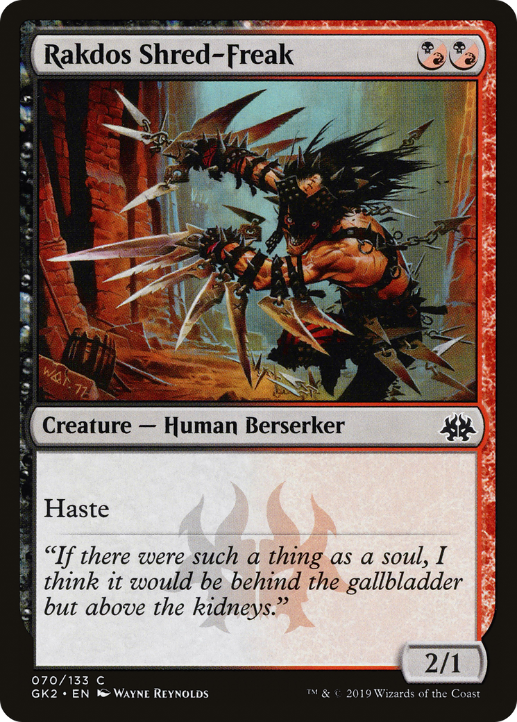 Rakdos Shred-Freak (070) - RNA Guild Kit
