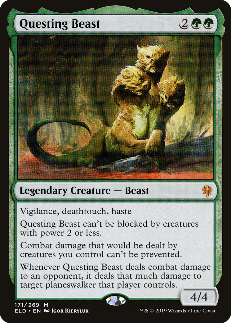 Questing Beast (171) Foil - Throne of Eldraine