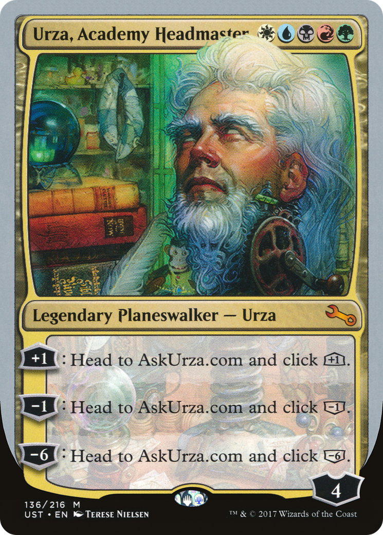 Urza, Academy Headmaster (136) - Unstable
