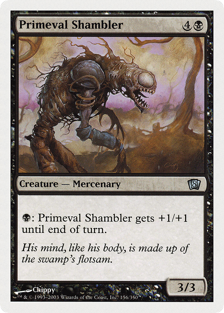 Primeval Shambler (156) Foil - Eighth Edition