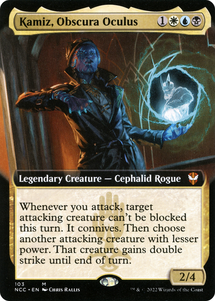 Kamiz, Obscura Oculus (Extended Art) (103) - New Capenna Commander