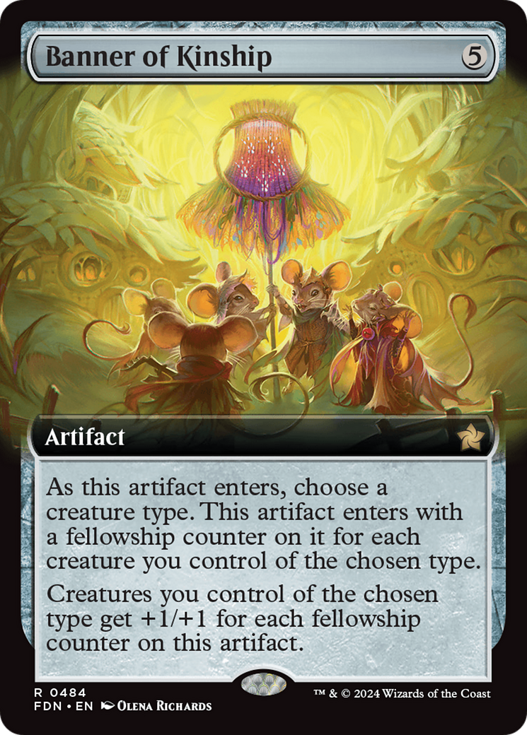 Banner of Kinship (Extended Art) (484) Foil - Foundations