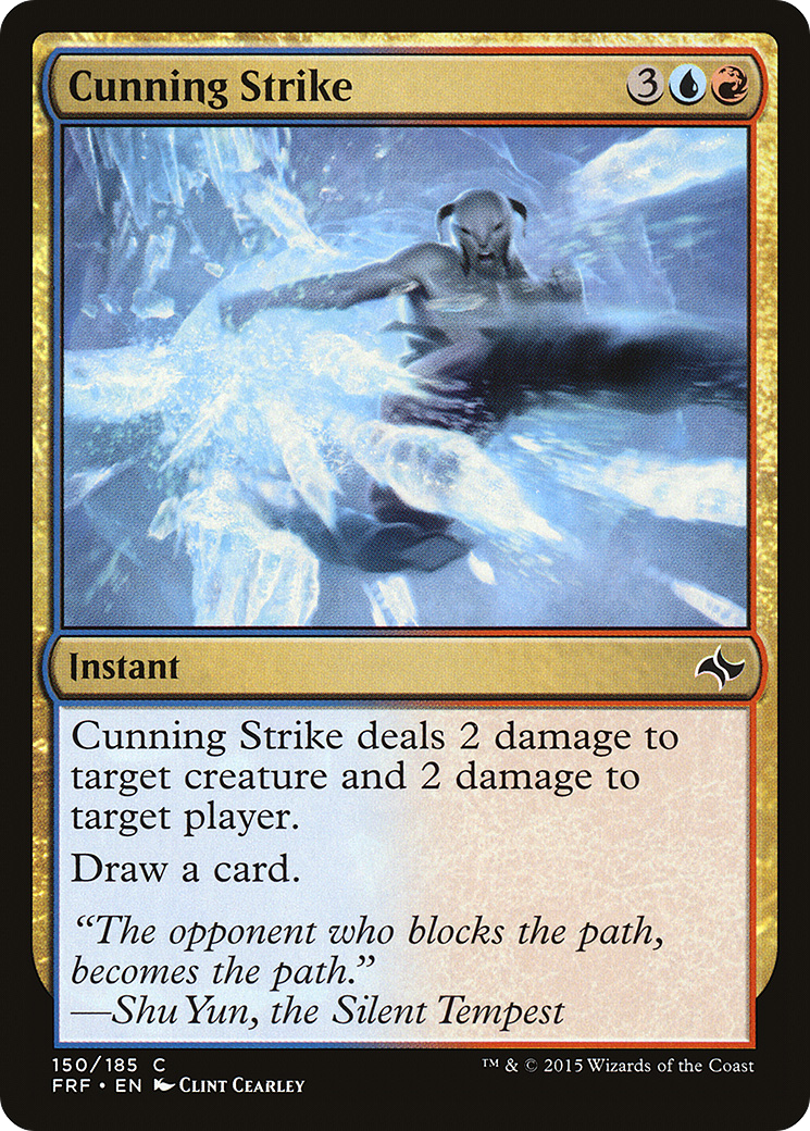 Cunning Strike (150) Foil - Fate Reforged