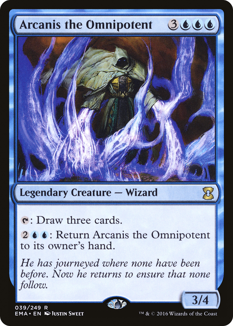 Arcanis the Omnipotent (039) Foil - Eternal Masters