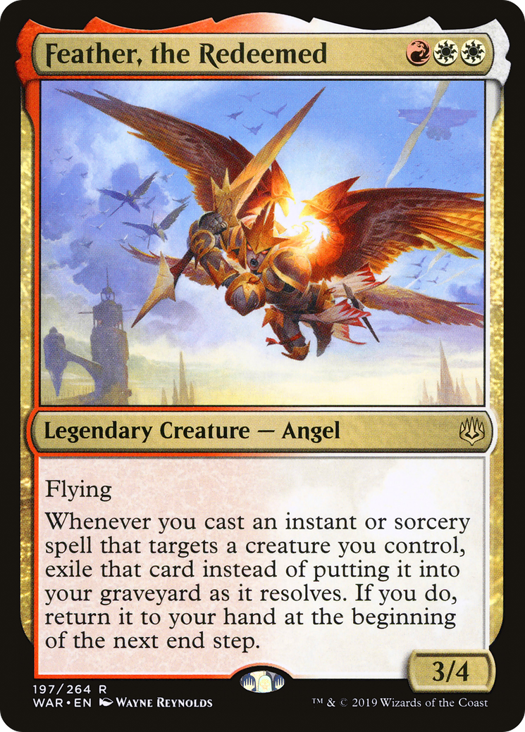 Feather, the Redeemed (197) Foil - War of the Spark