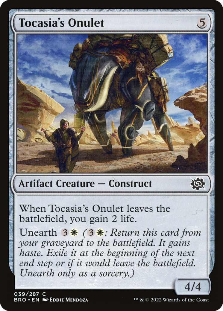 Tocasia's Onulet (039) - The Brothers' War