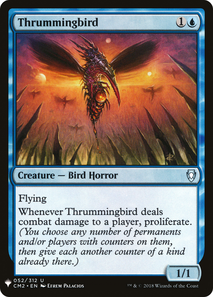 Thrummingbird (CM2-52) - The List