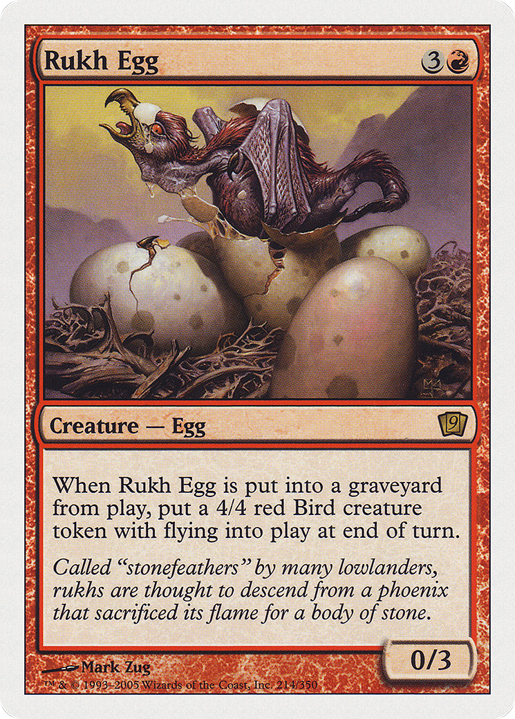 Rukh Egg (214) Foil - Ninth Edition