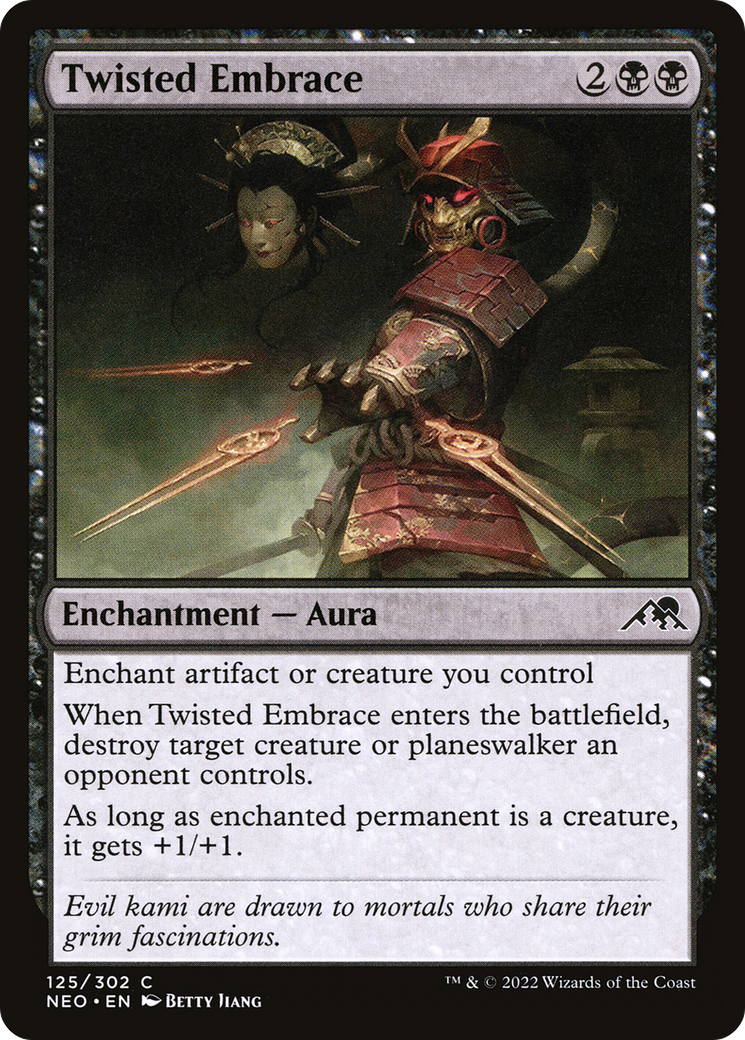 Twisted Embrace (125) Foil - Kamigawa: Neon Dynasty