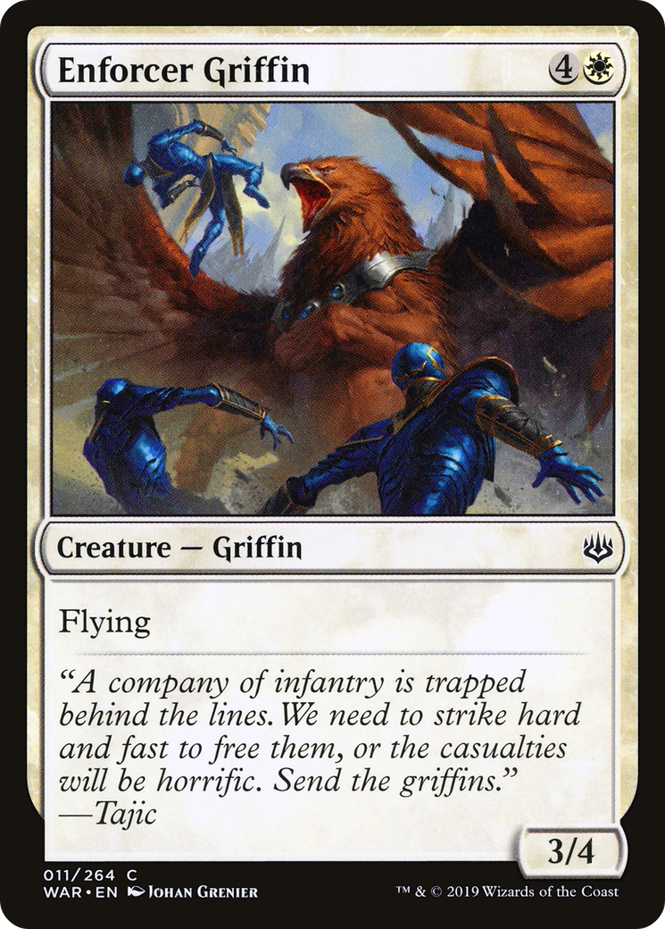 Enforcer Griffin (011) Foil - War of the Spark