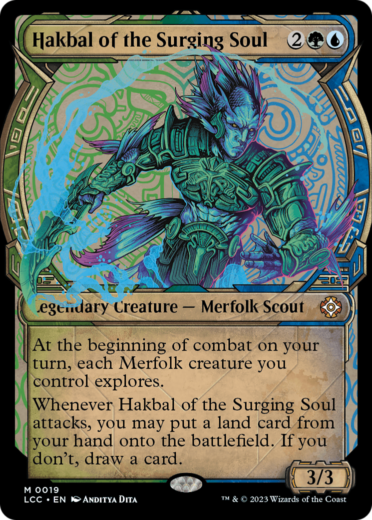Hakbal of the Surging Soul (Showcase) (019) - The Lost Caverns of Ixalan Commander