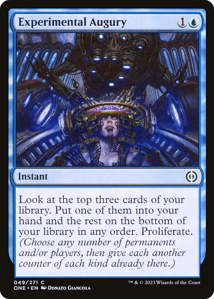 Experimental Augury (049) Foil - Phyrexia: All Will Be One