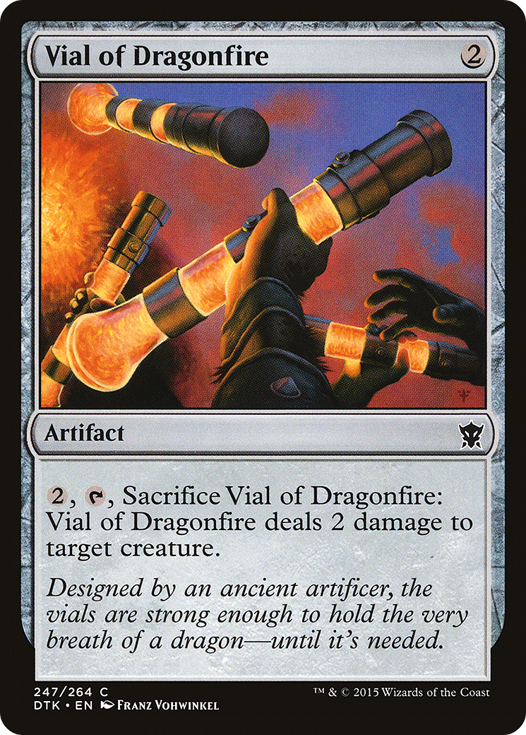 Vial of Dragonfire (247) Foil - Dragons of Tarkir