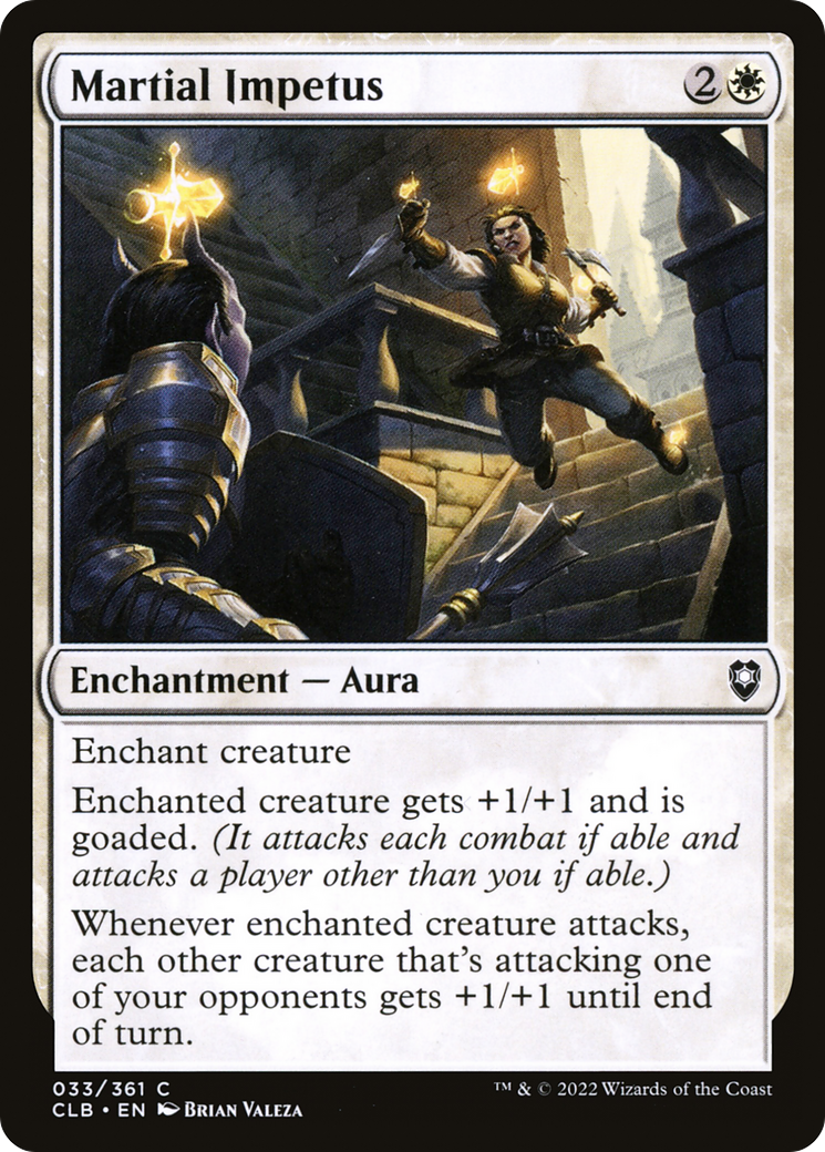 Martial Impetus (033) - Commander Legends: Battle for Baldur's Gate