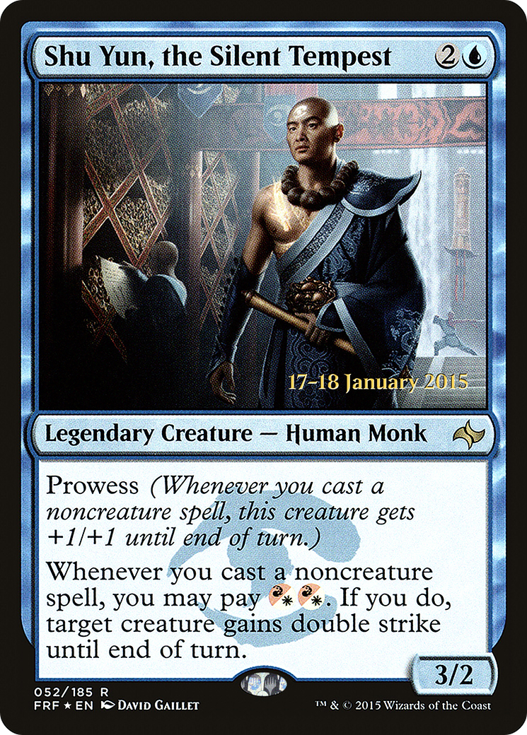 Shu Yun, the Silent Tempest (52s) Foil - Fate Reforged Promos