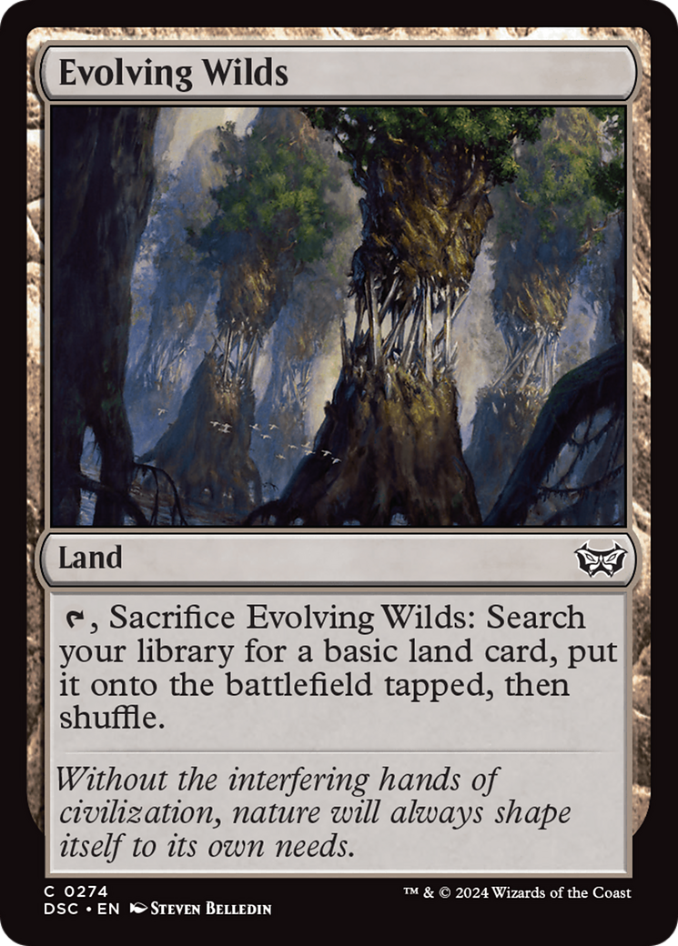 Evolving Wilds (274) - Duskmourn: House of Horror Commander