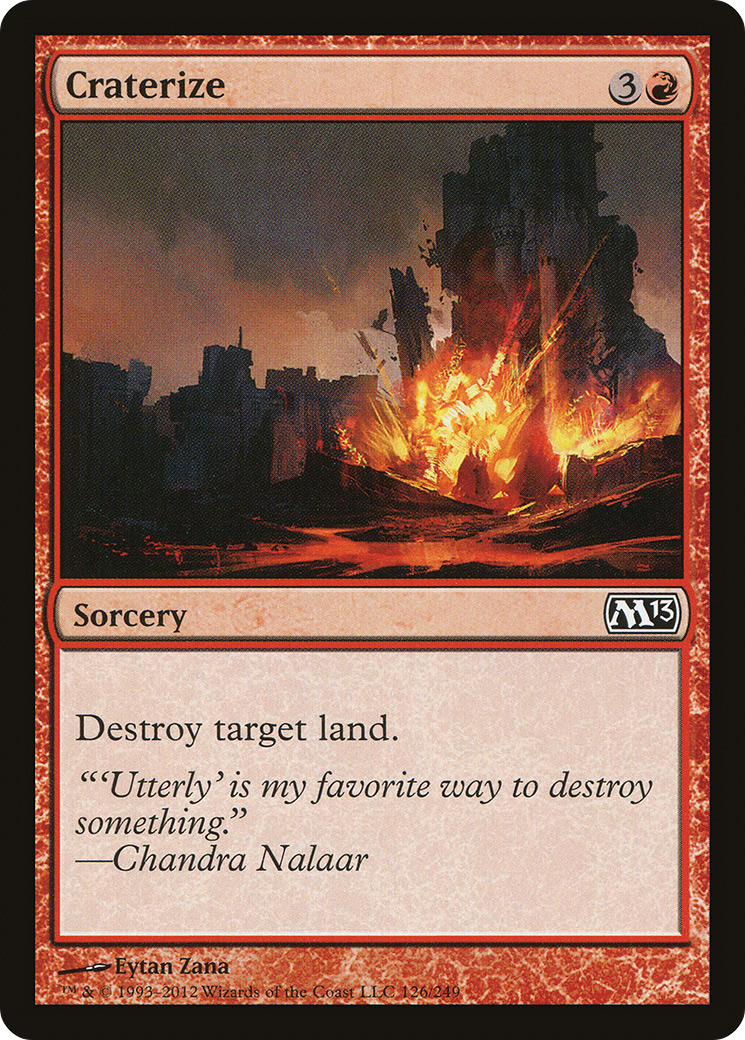 Craterize (126) Foil - Magic 2013