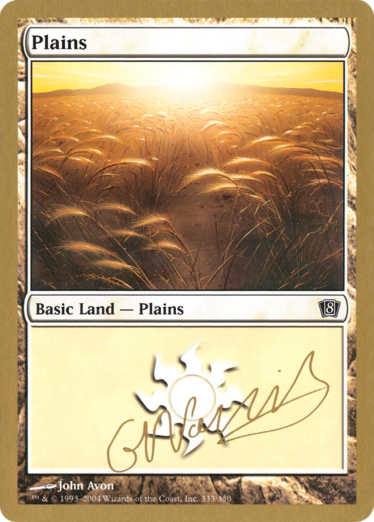 Plains (333) - 2004 Gabriel Nassif (8ED) - World Championship Decks 2004