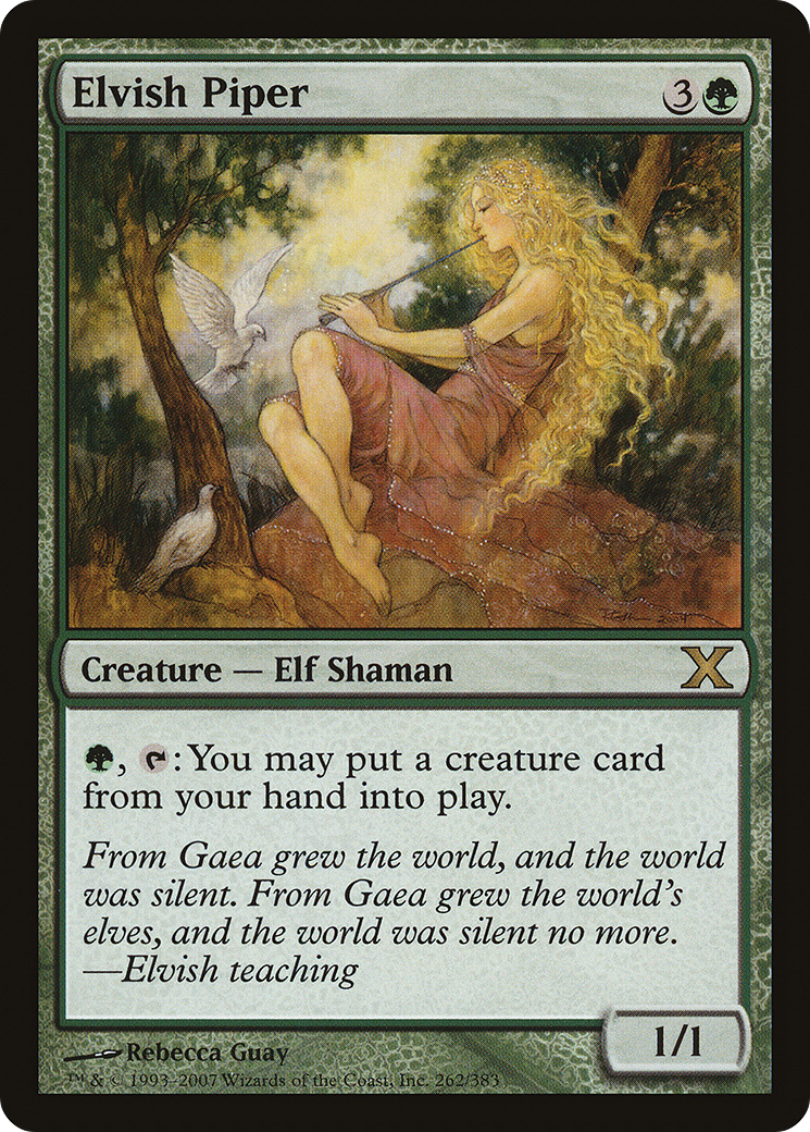 Elvish Piper (262) - Tenth Edition
