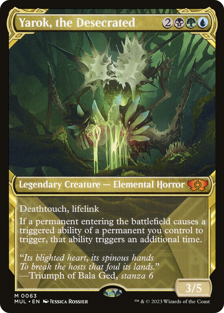 Yarok, the Desecrated (Showcase) (063) Foil - Multiverse Legends