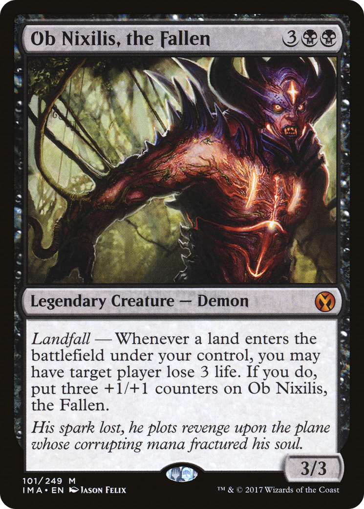 Ob Nixilis, the Fallen (101) Foil - Iconic Masters