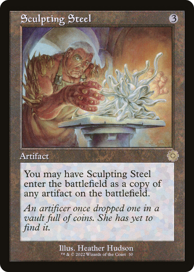 Sculpting Steel (Retro) (050) Foil - The Brothers' War Retro Artifacts