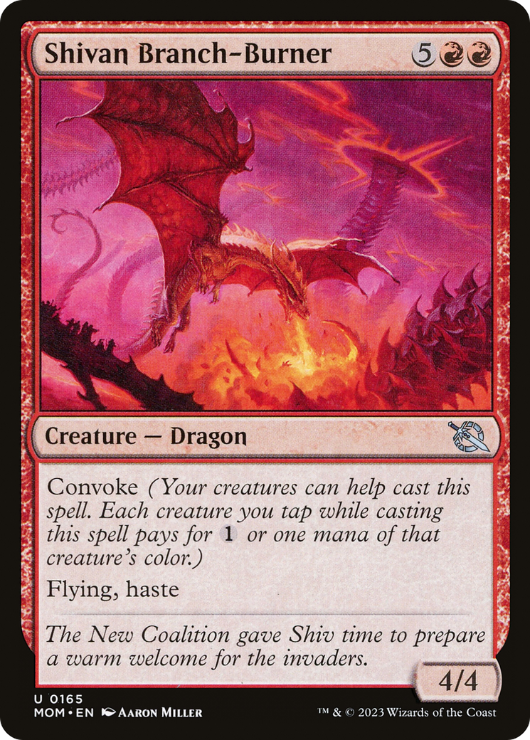 Shivan Branch-Burner (165) - March of the Machine